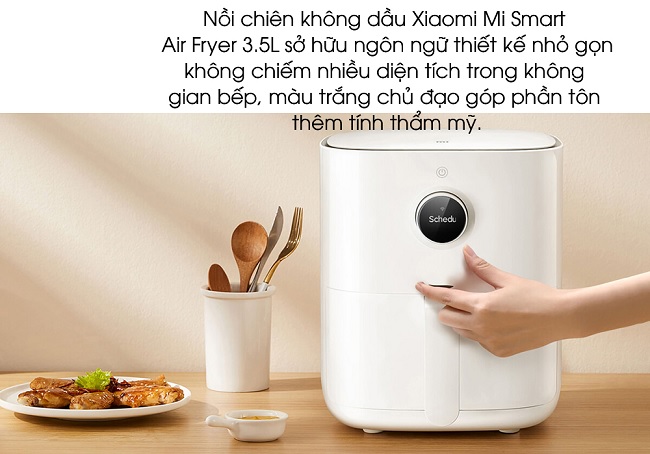 Nồi Chiên Không Dầu Xiaomi Smart Air Fryer Pro 4L - Thực Phẩm Giòn Tan Khỏe Mạnh